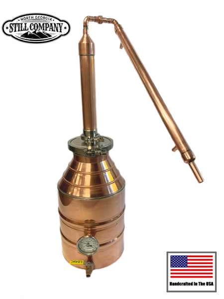 5 Gallon Still w/ 2" Pot Still Head & Condenser