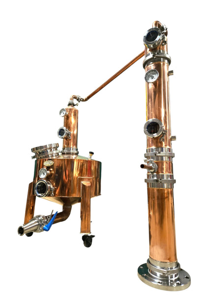 29 Gallon Conical Bottom Pot w/ Shotgun Condenser