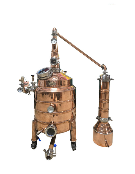 29 Gallon Bain Marie Jacketed Still w/ Shotgun Condenser