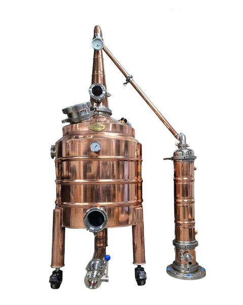 29 Gallon Bain Marie Jacketed Still w/ Shotgun Condenser