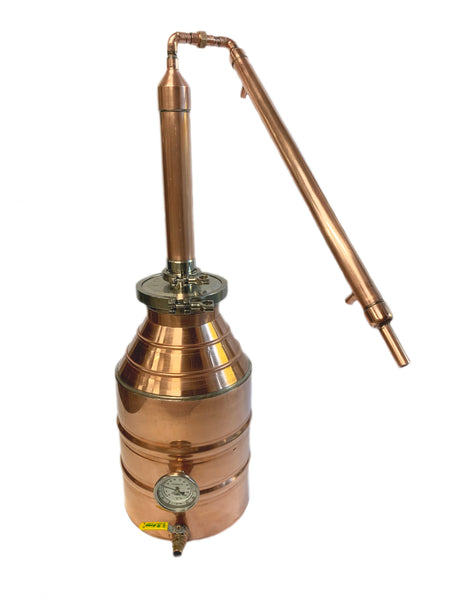 5 Gallon Still w/ 2" Pot Still Head & Condenser