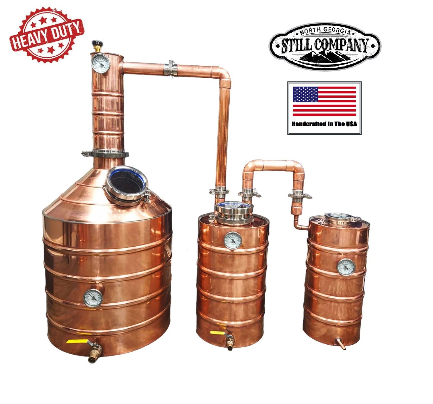 Fat 50 w/ Extra Tall Cap Distillers Kit *Heavy Duty*