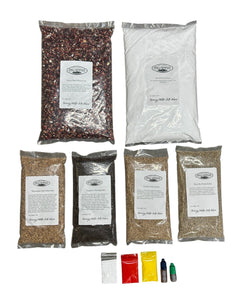 Jimmy Red Corn, Dark Wheat, Chocolate Malt, Triticale & Bono Rye Fermentation Kit