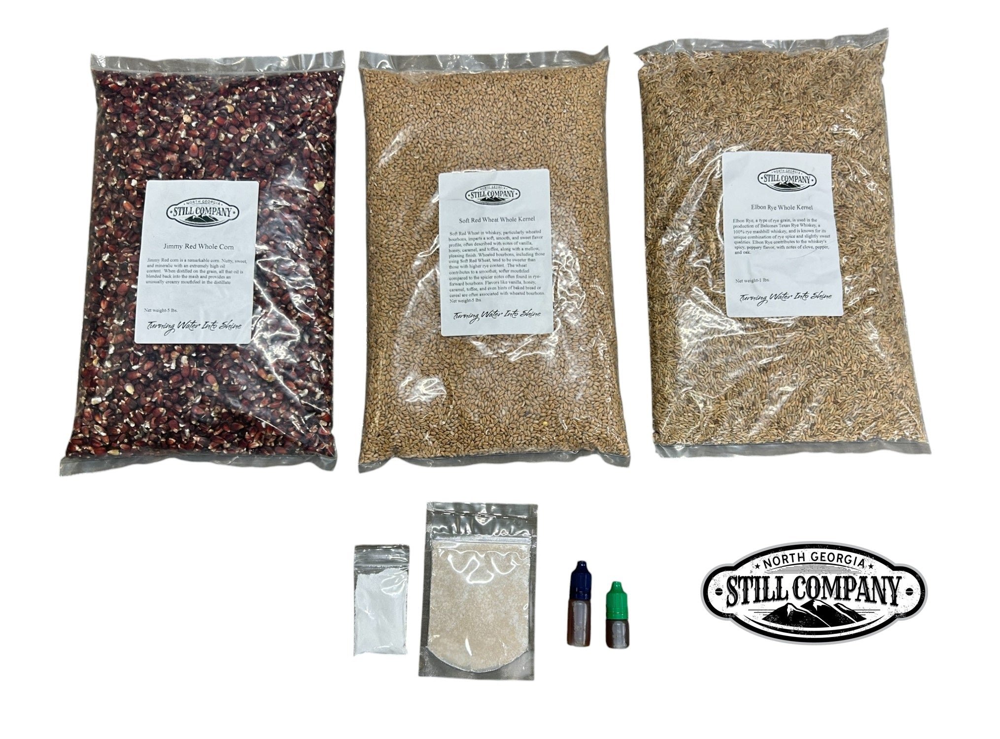 Jimmy Red Corn, Soft Red Wheat & Elbon Rye Fermentation Kit