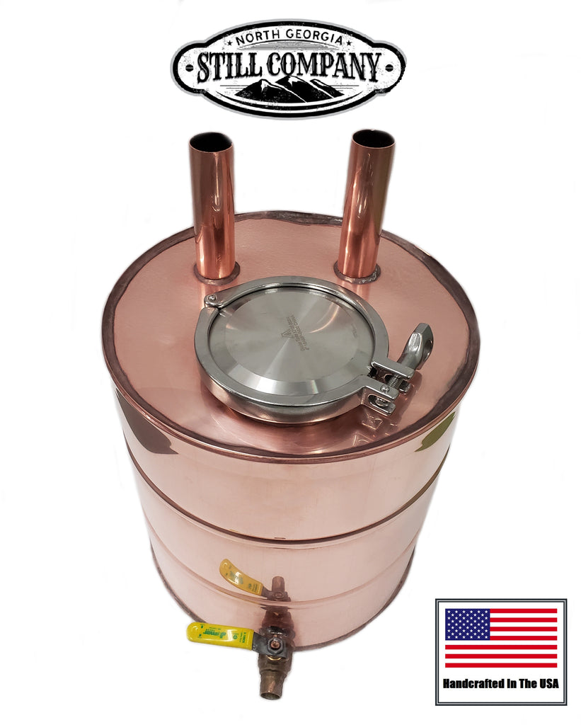 4" Cap Logic Fruit Port Kit For Moonshine Still – Copper, Installed On Your Thumper, Stillz, STZ-CL4KIT