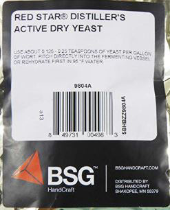 Red Star Dry Active Distillers Yeast