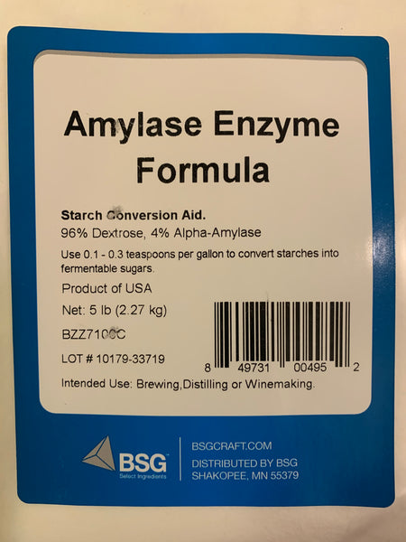 Alpha Amylase Enzyme Formula
