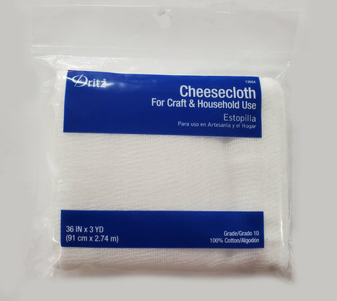 100% Cotton Bleached Cheesecloth